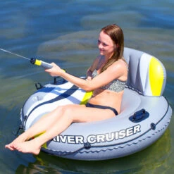Poolmaster 47" DLX River Cruiser Lounge With Water Launcher -AquaHaven Shop 85608LSRiverLounge12.1RGB800px