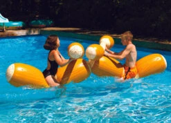 Swimline Log Flume Joust Set For The Pool