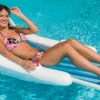 Swimline SunChaser Sling Style Floating Pool Lounger -AquaHaven Shop swimline sunchaser padded luxury pool lounge chair 15